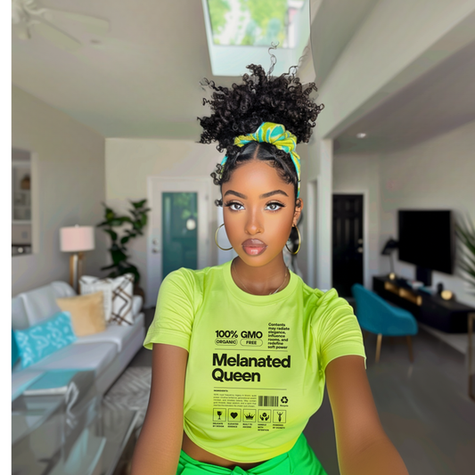 Melanated Queen Tee