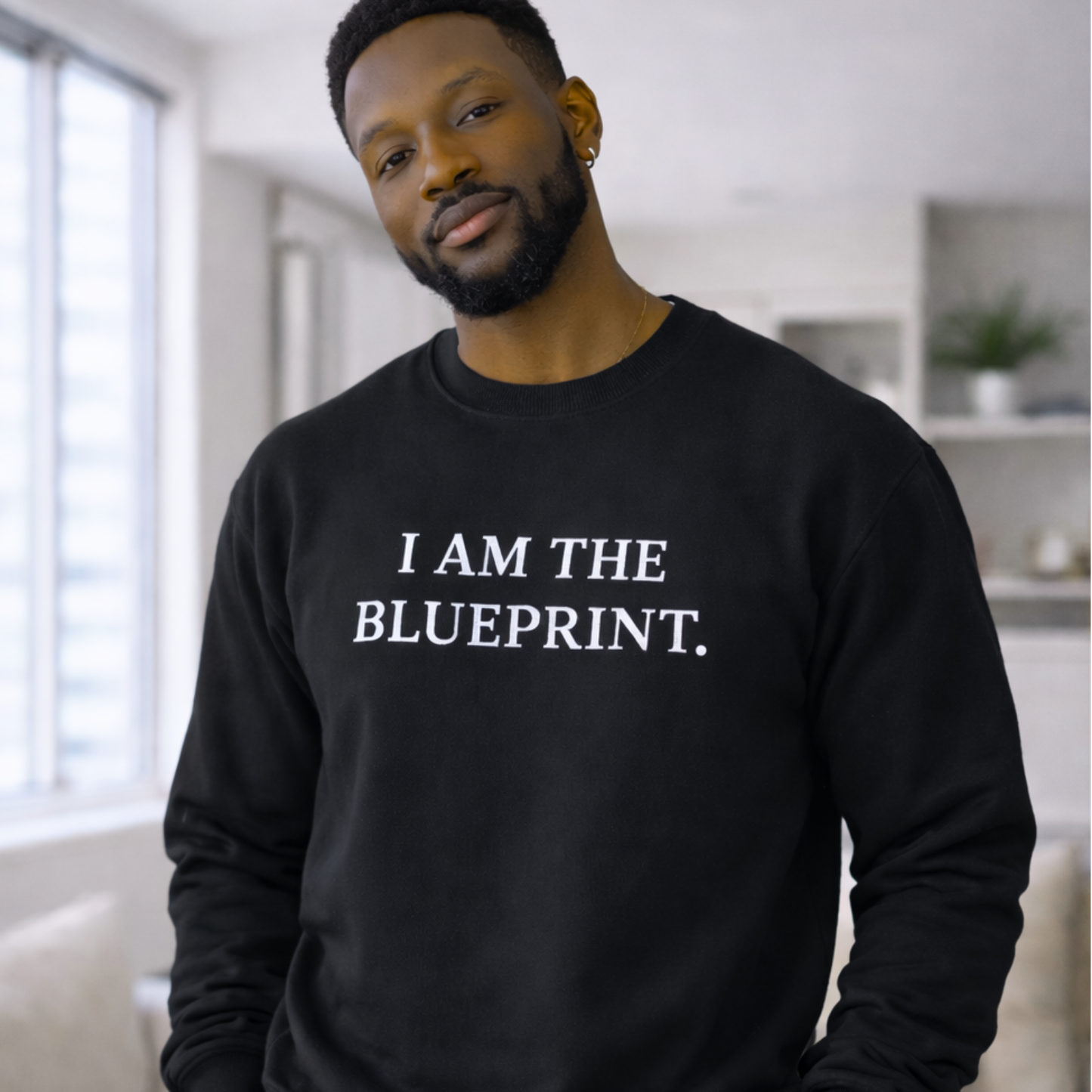 I Am The Blueprint Crewneck Sweatshirt