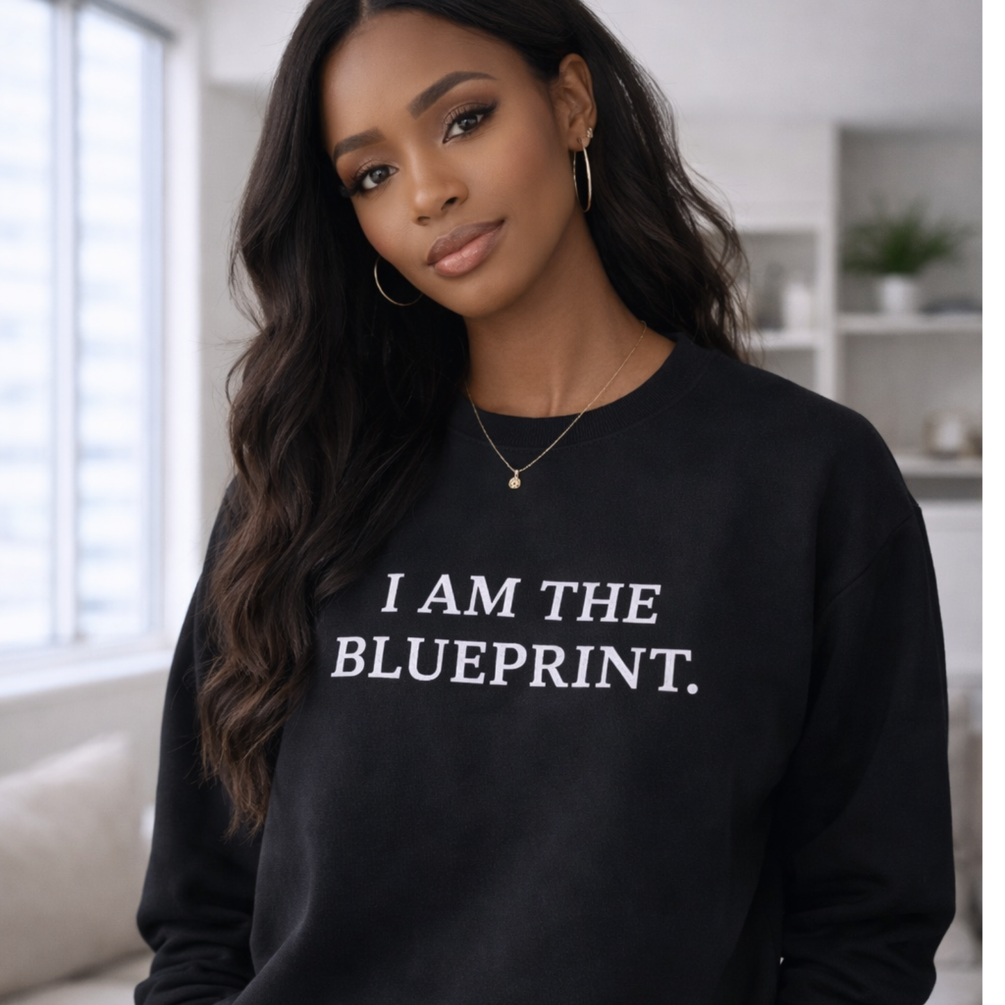 I Am The Blueprint Crewneck Sweatshirt