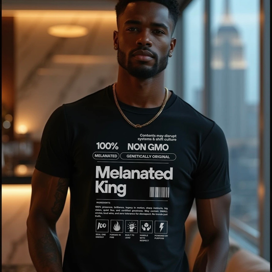 Melanated King Statement Tee